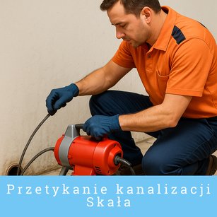 Przetykanie kanalizacji Skała